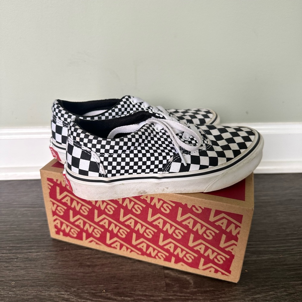 Kids Checker Vans